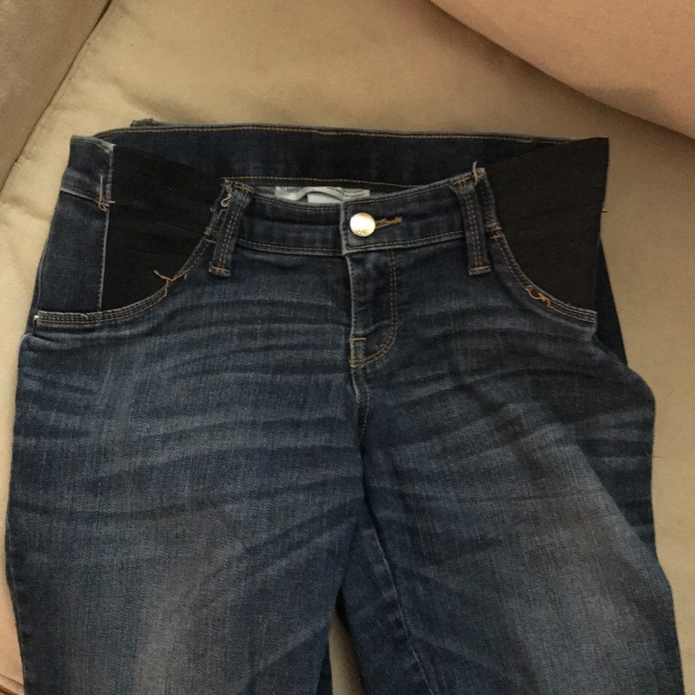 Gap Maternity Jeans Real Straight 28S